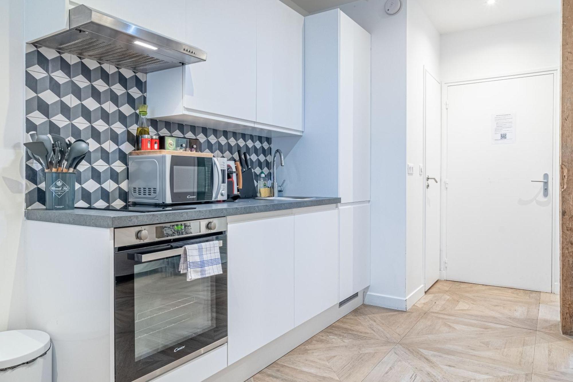 Appartement tendance avec 1 chambre à Montorgueil Paris Exterior foto